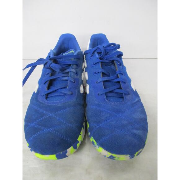 USED Adidas Men's Copa Gloro in Indoor Soccer Shoes Royal Blue/White/Yellow-8.5 - Picture 3 of 11